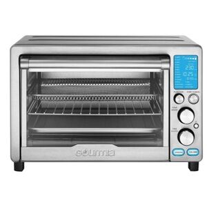 Gourmia Digital Air Fryer Oven and Grill Sleek stainless steel toaster oven